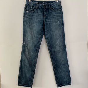 Ann Taylor LOFT | Boyfriend dark wash Jeans